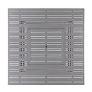 Aluminum 42-in Square Propane Fire Table with Beads, Covers and Lid