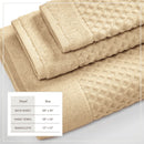 Cotton Diamond Waffle Weave Bath Towel Set - Grayson Collection by Great Bay Home