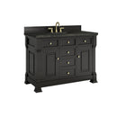 James Martin Brookfield 48" Single Bathroom Vanity, Black Onyx