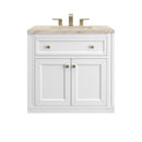 James Martin Chicago 30" Single Bathroom Vanity, Glossy White