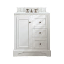 James Martin De Soto 30" Single Bathroom Vanity, Bright White