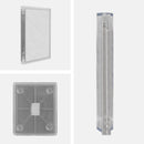 Fogless Shower Mirror with Magnification & Suction Cup