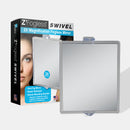 Fogless Swivel Shower Mirror with Magnification & Suction Cup