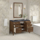 James Martin Myrrin 48" Single Bathroom Vanity, Mid-Century Walnut