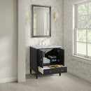 James Martin Myrrin 30" Single Bathroom Vanity, Carbon Oak