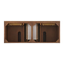 James Martin Lorelai 60" Double Bathroom Vanity, Mid-Century Walnut