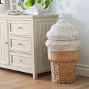 Ice Cream Rattan Toy Basket