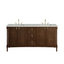 James Martin Kinnsden 72" Double Bathroom Vanity, Sable Oak
