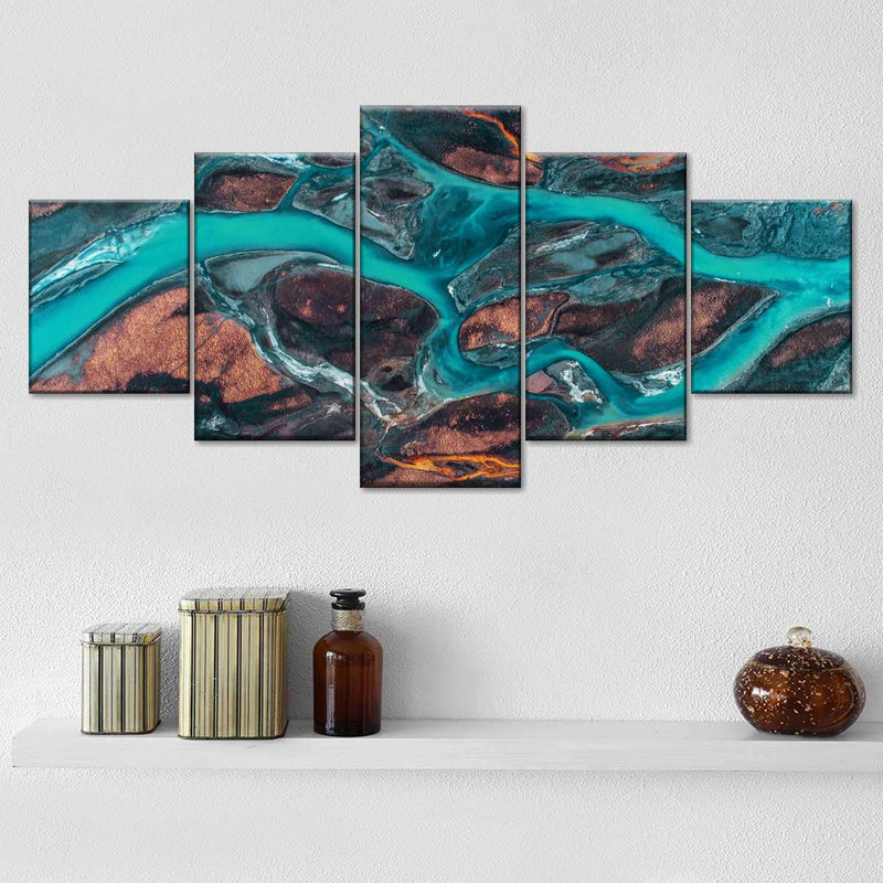 Icelandic River Wall Art