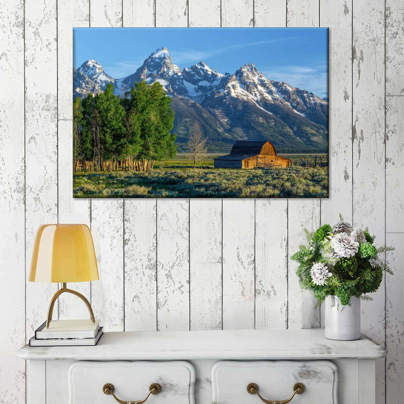 Grand Teton Mountains Barn Wall Art