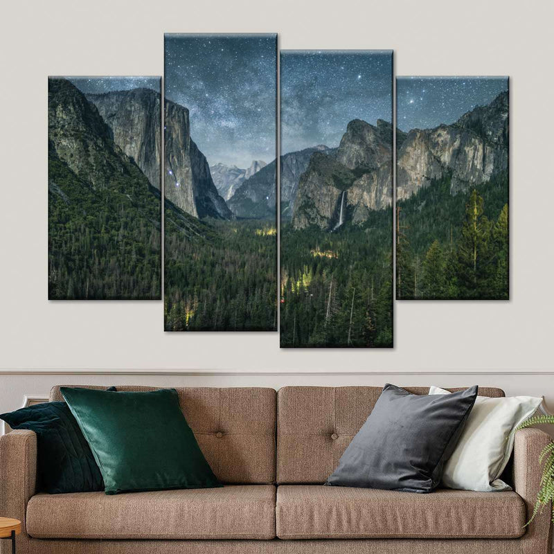 Yosemite Stunning Stars Wall Art