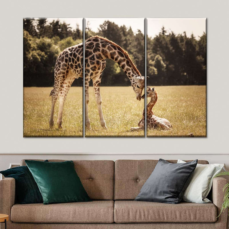 Loving Giraffes Wall Art