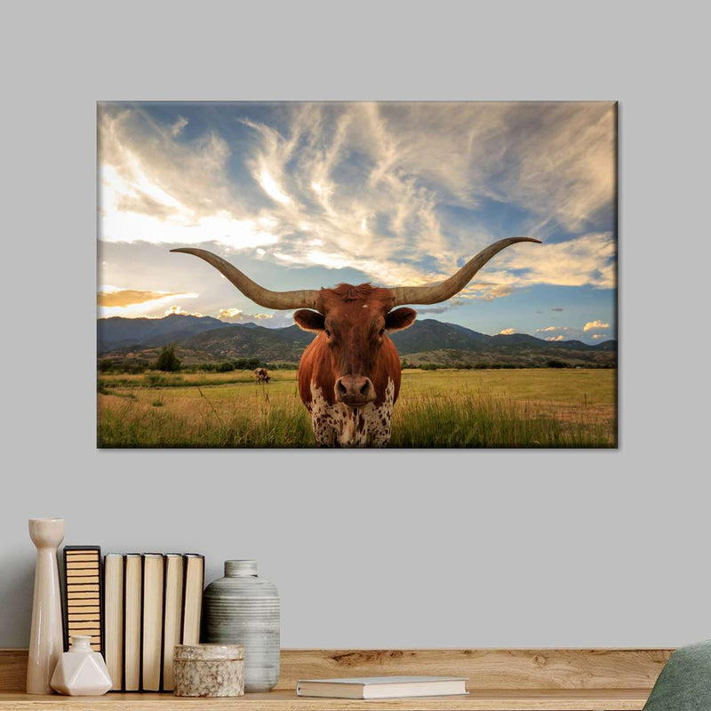 Mighty Longhorn Wall Art