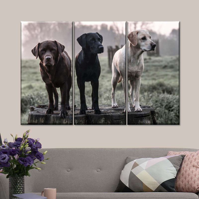 Labrador Dogs Wall Art