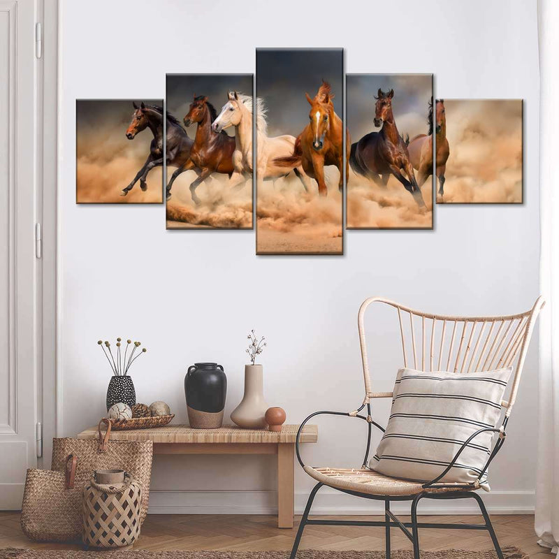 Desert Roaming Horses Wall Art