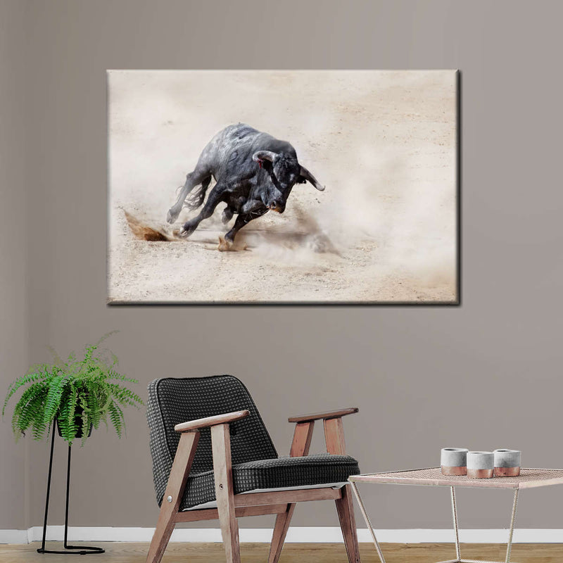 Charging Bull Wall Art