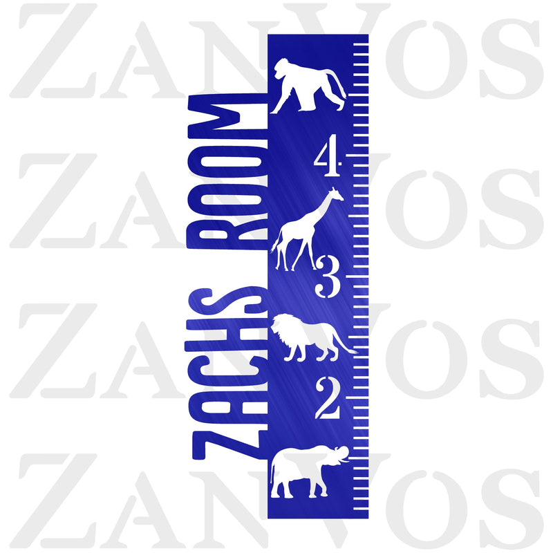 Zoo Animals Growth Chart