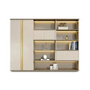 Zorin · Office Shelves w/ Lighting & Storage by Arc Grove
