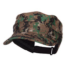 Zippered Roll Up Cadet Visor Cap