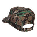 Zippered Roll Up Cadet Visor Cap