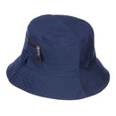 Zip Pocket Cotton Bucket Hat