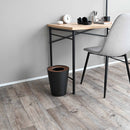 Trash Can - Round - Steel + Wood by Yamazaki Home