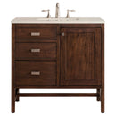 James Martin Addison 36" Single Bathroom Vanity, Mid-Century Acacia