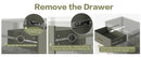 6-Drawer Double Dresser in Olive