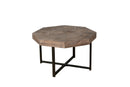Octagonal Vintage Patchwork Coffee Table Farmhouse Design