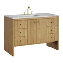 James Martin Hudson 48" Single Bathroom Vanity, Light Natural Oak