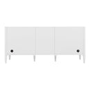James Martin Myrrin 72" Double Bathroom Vanity, Bright White