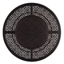 Aluminum 44-in Round Patio Fire Table Set with Swivel Rocking Chairs