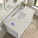 James Martin Lorelai 48" Single Bathroom Vanity, Bright White