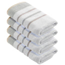 Decorative Cotton Stripe Bath Towel Set - Noelle Collection by Great Bay Home