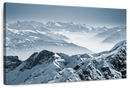 Swiss Mountain Peaks Wall Art