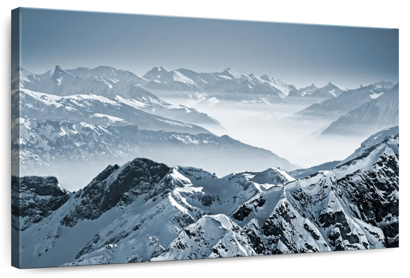 Swiss Mountain Peaks Wall Art