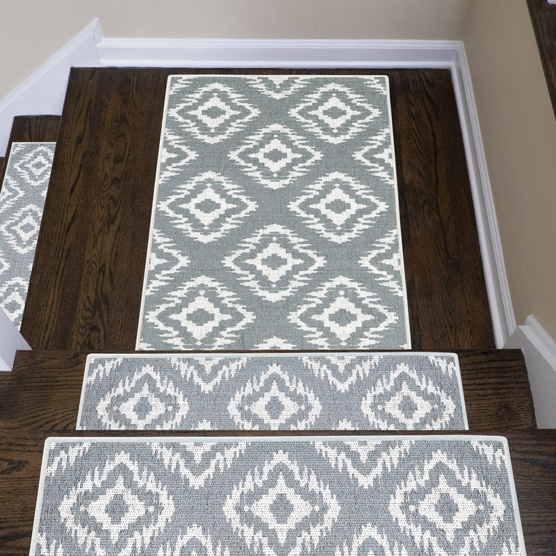 Sussexhome Tetra One Collection 2 x 3 Foot Heavy Duty Low Pile  Landing Rug Runner