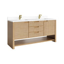 James Martin Solene 72" Double Bathroom Vanity, Seaside Oak