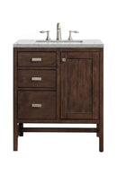 James Martin Addison 30" Single Bathroom Vanity, Mid-Century Acacia