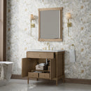 James Martin Kinnsden 36" Single Bathroom Vanity, Weathered Oak
