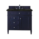 James Martin Brittany 36" Single Bathroom Vanity, Victory Blue