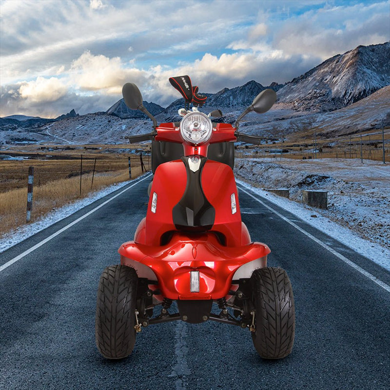 Zvg 4-Wheel 60V/20AH Electric Golf Senior Travel Mobility Scooter For Adults, 440LBS (SAK91582)