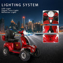 Zvg 4-Wheel 60V/20AH Electric Golf Senior Travel Mobility Scooter For Adults, 440LBS (SAK91582)