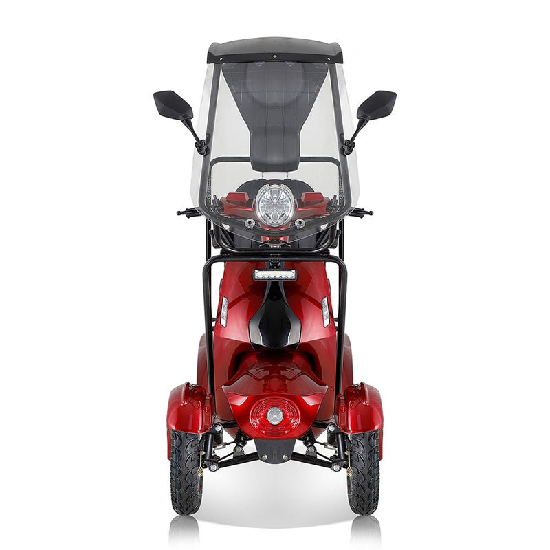 Zvg 600W 60V/20AH Four-Wheel Electric Elderly Handicap Adult Mobility Travel Scooter W/ Cover (SAK95716)
