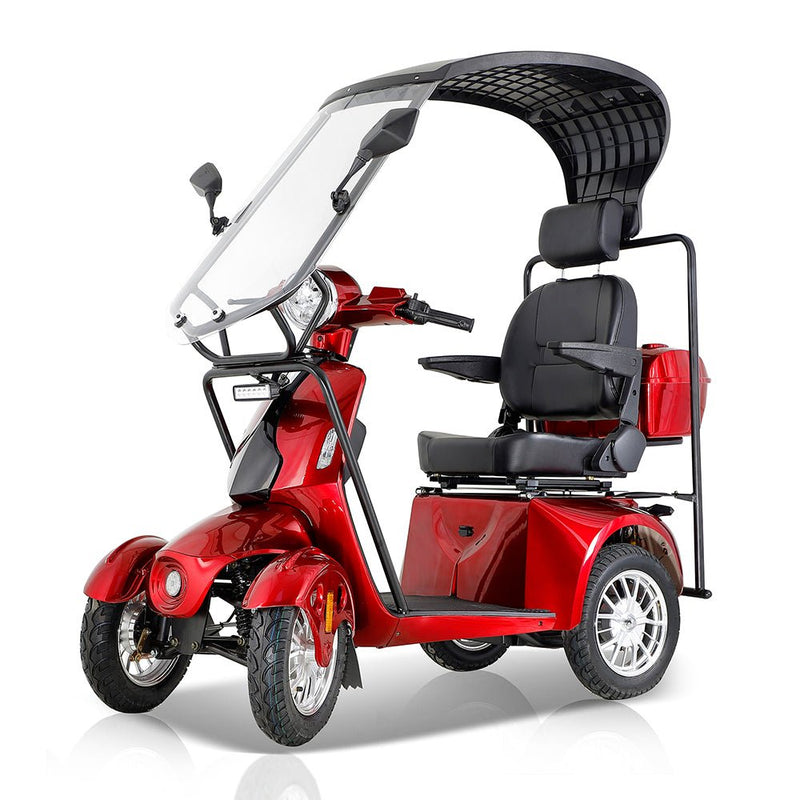 Zvg 600W 60V/20AH Four-Wheel Electric Elderly Handicap Adult Mobility Travel Scooter W/ Cover (SAK95716)