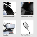 Zvg Heavy-Duty 1000W 60V/20AH Four Wheel All-Terrain Travel Mobility Scooter, 440LBS (SAK91645)