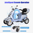 Zvg Heavy-Duty 1000W 60V20AH Four Wheel All-Terrain Travel Mobility Scooter, 440LBS (SAK97245)