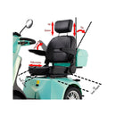 Zvg Heavy-Duty 800W 60V/20AH 4-Wheel Elderly Handicap Adult Mobility Power Travel Scooter, 500LBS (SAK95736)