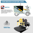 Zvg Heavy-Duty 800W 60V/20AH Four Wheel All-Terrain Travel Mobility Scooter For Adults And Seniors, 500LB (SAK97156)