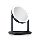 Back-to-School Lighted Makeup Mirror with Accessory Tray & Phone Holder